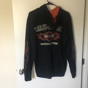 Harley Davidson Zip Up Hoodie
